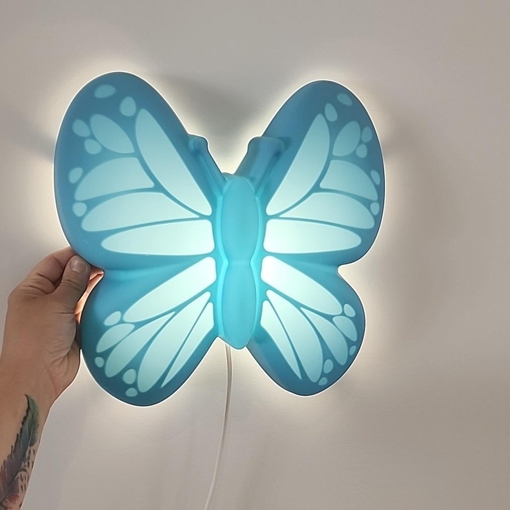 Vintage ikea butterfly wall lamp